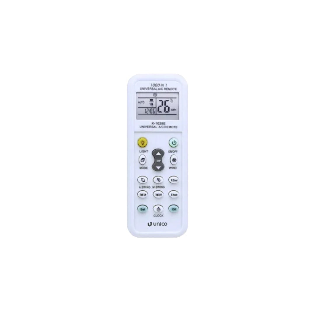 CONTROL UNIVERSAL CLIMA MINISPLIT AIRE ACONDICIONADO UNICO 065008
