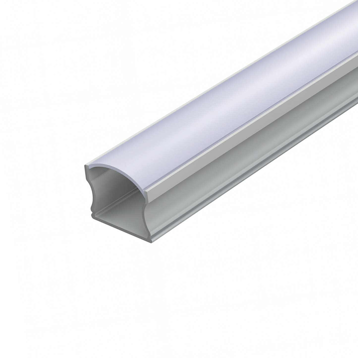 PERFIL DE ALUMINIO TIRA LED 2MTS OPALINO SOBREPONER WINLED WPE-101