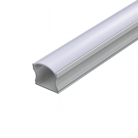 PERFIL DE ALUMINIO TIRA LED 2MTS OPALINO SOBREPONER WINLED WPE-101