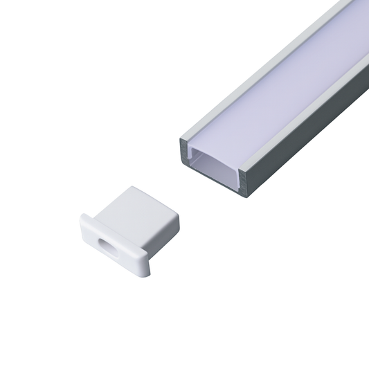 PERFIL DE ALUMINIO SOBREPONER PARA TIRA LED 1.2M TECNOLED ML-ST-ALPRO-02-12