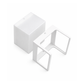 LÁMPARA MURO CUBO BLANCO 8W 550LM 30K LUZ CÁLIDA TESHNO SHINE LMSCB8WW