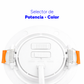 SPOT LED EMPOTRABLE DIRIGIBLE MINI REDONDO BLANCO 3W/5W/7W 5600LM CCT MULTI TEMPERATURA ARTLITE ADO-102