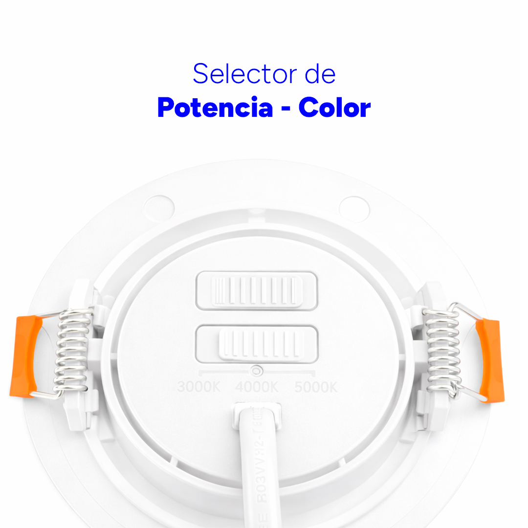 SPOT LED EMPOTRABLE DIRIGIBLE MINI REDONDO BLANCO 3W/5W/7W 5600LM CCT MULTI TEMPERATURA ARTLITE ADO-102
