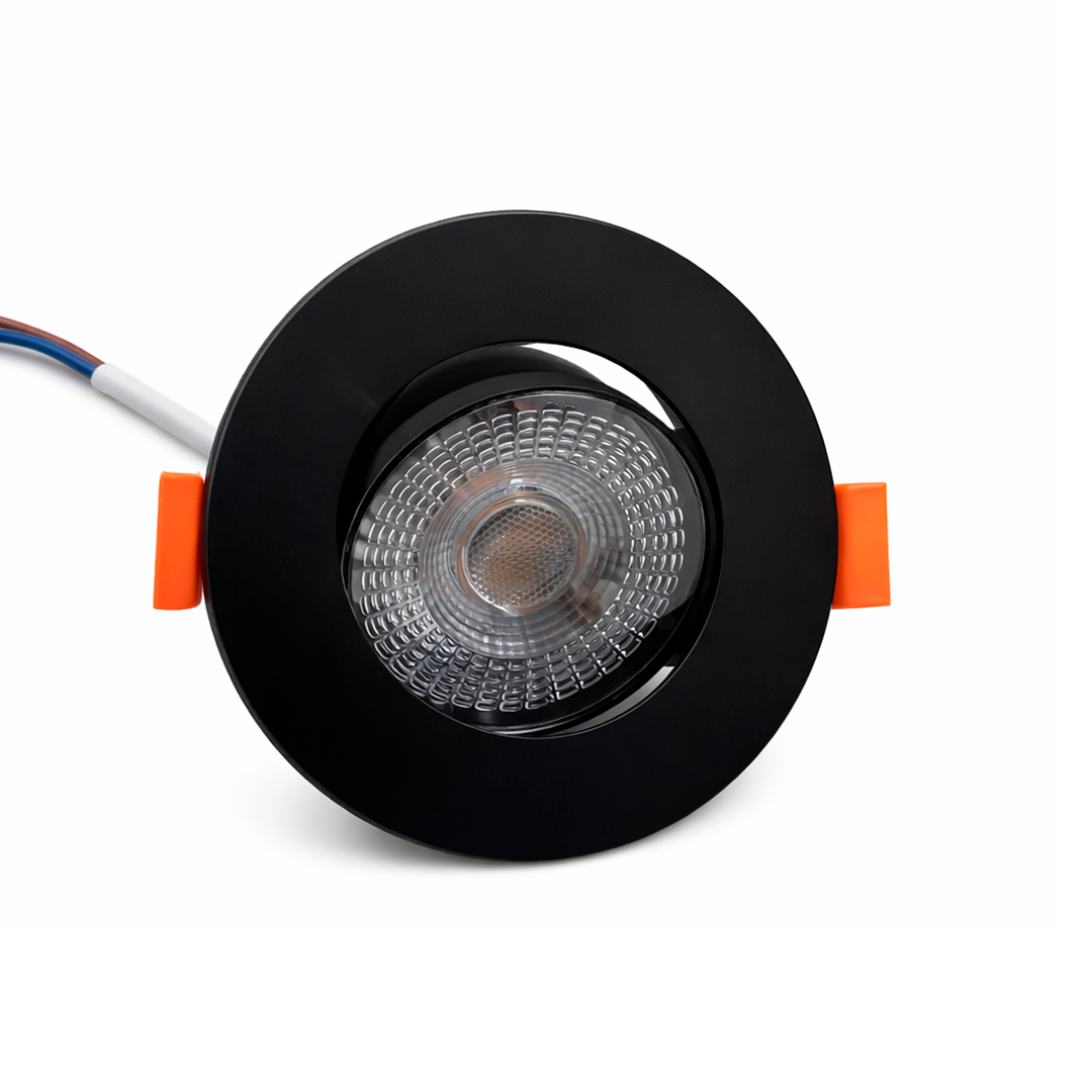 SPOT LED EMPOTRABLE DIRIGIBLE MINI REDONDO NEGRO 3W/5W/7W 5600LM CCT MULTI TEMPERATURA ARTLITE ADO-101