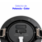 SPOT LED EMPOTRABLE DIRIGIBLE MINI REDONDO NEGRO 3W/5W/7W 5600LM CCT MULTI TEMPERATURA ARTLITE ADO-101
