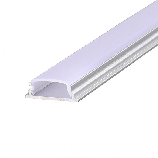 PERFIL DE ALUMINIO FLEXIBLE EMPOTRABLE 2MTS OPALINO WINLED WPE-104