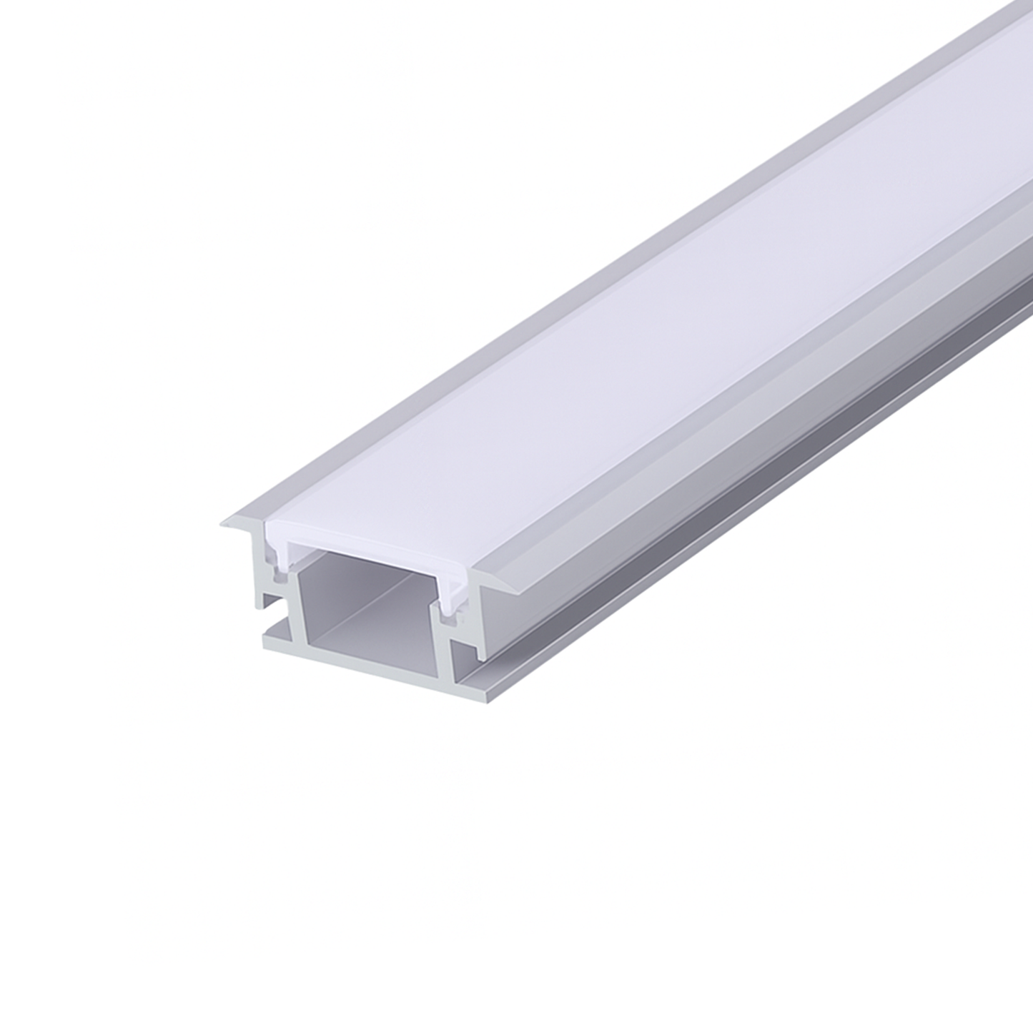 PERFIL DE ALUMINIO EMPOTRABLE ANONIZADO SLIM OPALINA 2MTS WINLED WPE-102