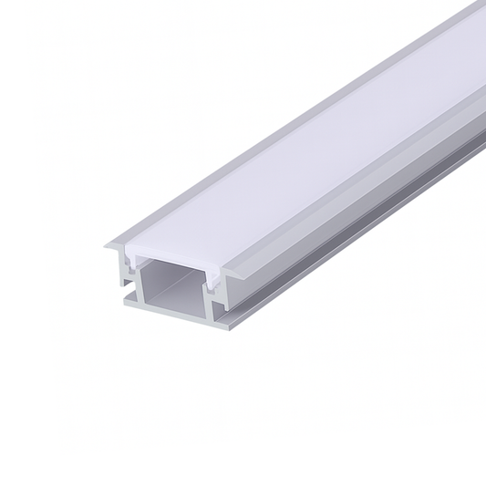 PERFIL DE ALUMINIO EMPOTRABLE ANONIZADO SLIM OPALINA 2MTS WINLED WPE-102