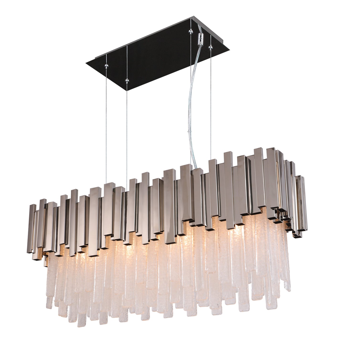 Candil Danae de 3m Níquel L820*W260*H375 40W 90-130V E26 Q11607-NI