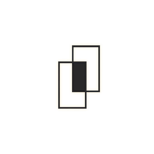 Luminario de Pared Sketch Negro 40W 90-130V 3200LM 30K Q18002-BK