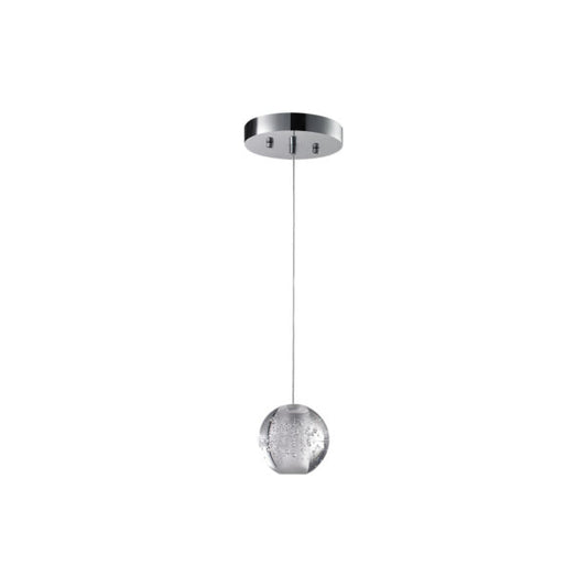 Candil Sing Cromo de 1 Luz 3m 4W 127V G4 Q28151-CH