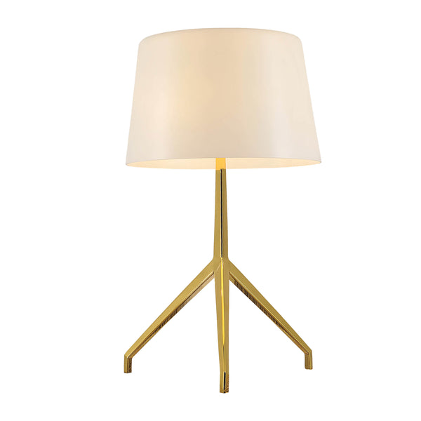Lámpara de Mesa Oro 90-130V E12 Q48016-GD/WH