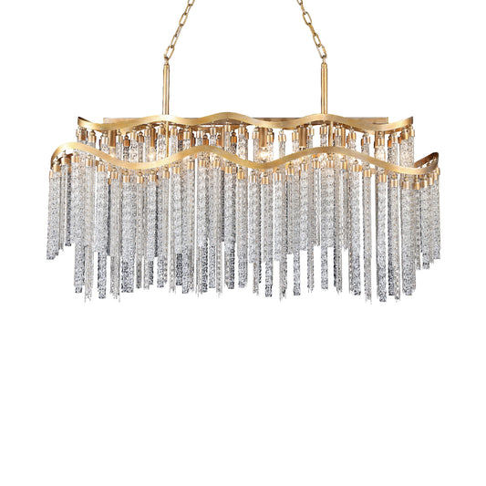 Candil Desirée Dorado de 8 Luces 90-130V E12 Q58507-GD