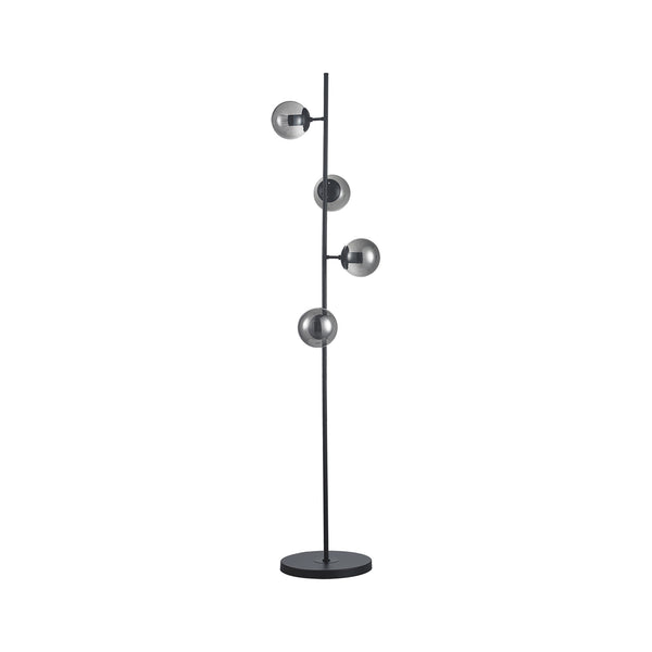Luminaria  de piso Tulip Negro de 4 Luces 90-130V E27 Q81495-BK