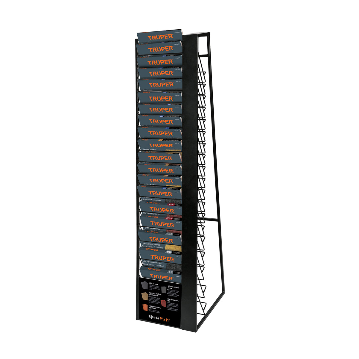 Rack para 19 hojas de lija TRUPER — foto oficial 1