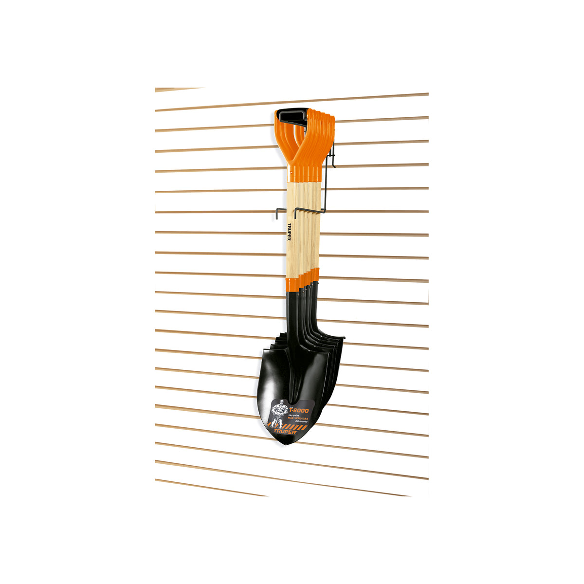 Rack para palas con mango 'Y' TRUPER — foto oficial 1