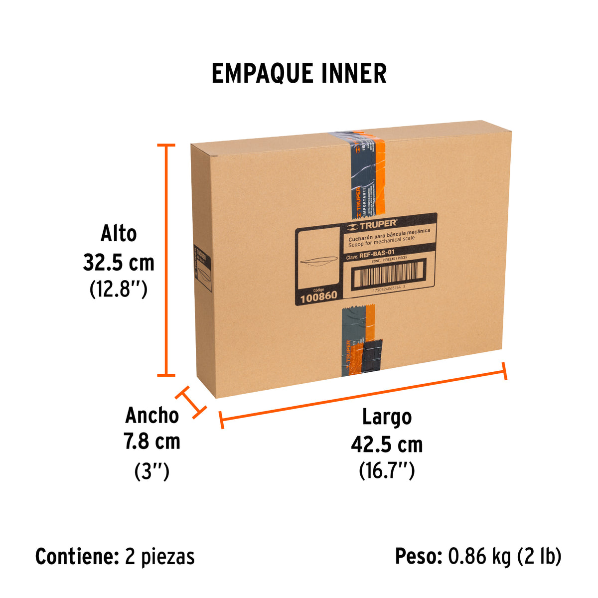 Charola para báscula mecánica, TRUPER, Truper, SKU 100860 — vista 6