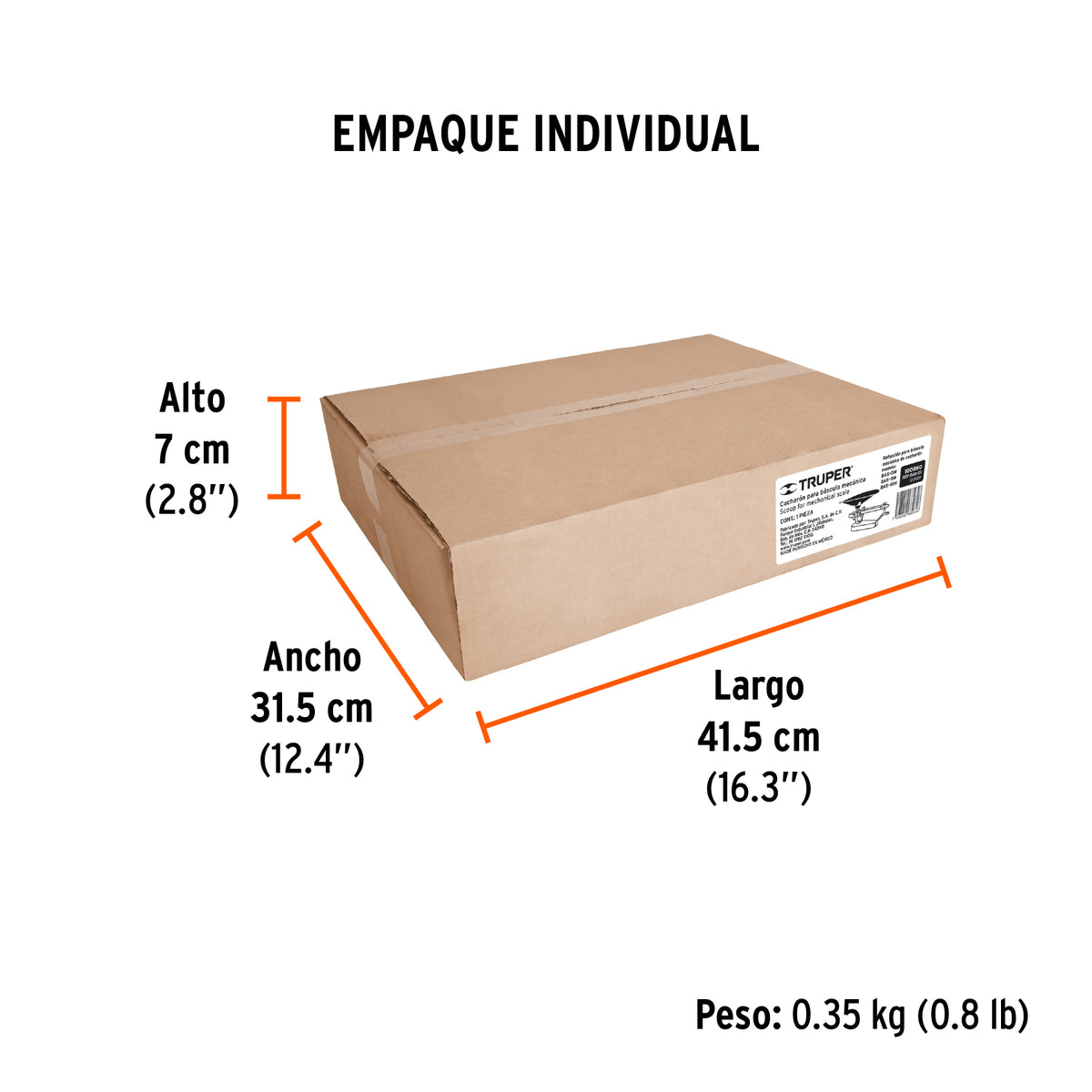 Charola para báscula mecánica, TRUPER, Truper, SKU 100860 — vista 5