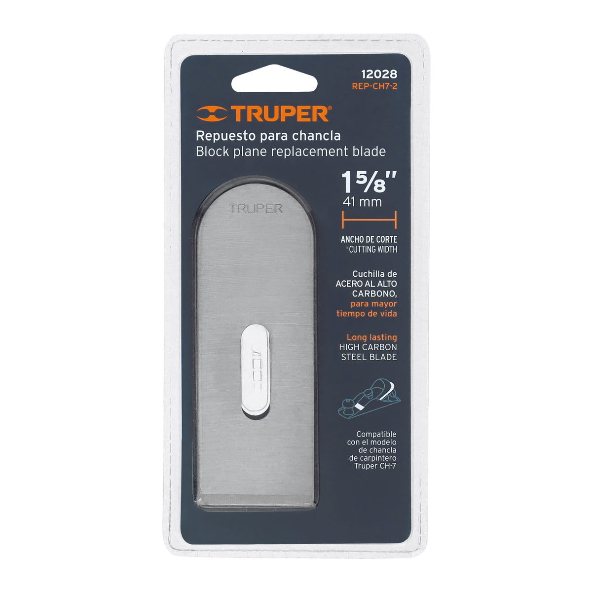 Repuesto de cuchilla para cepillo CH-7 TRUPER — foto oficial 2