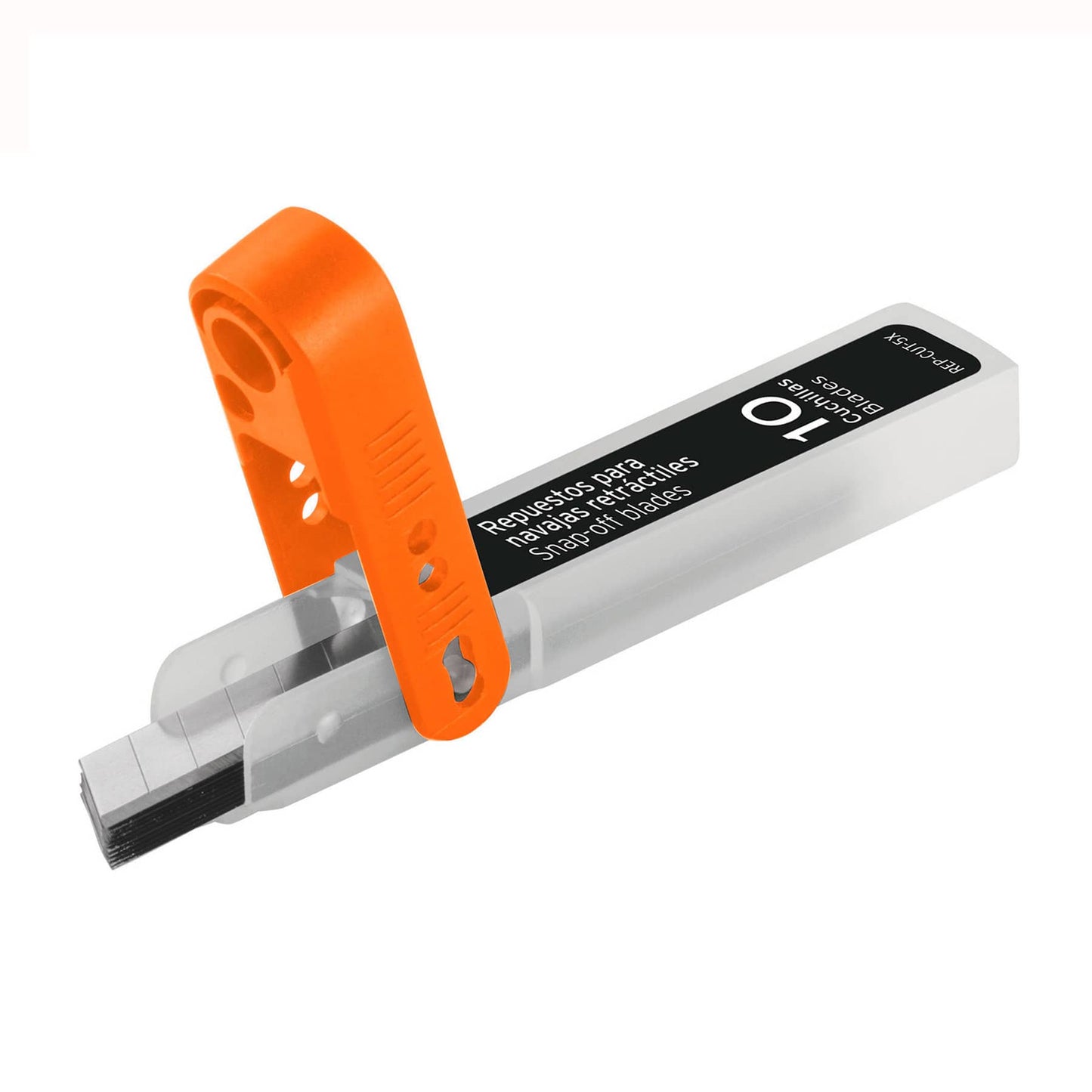 Estuche con 10 cuchillas SK2 de 9 mm para cutter Expert, SKU 100098 — vista 2
