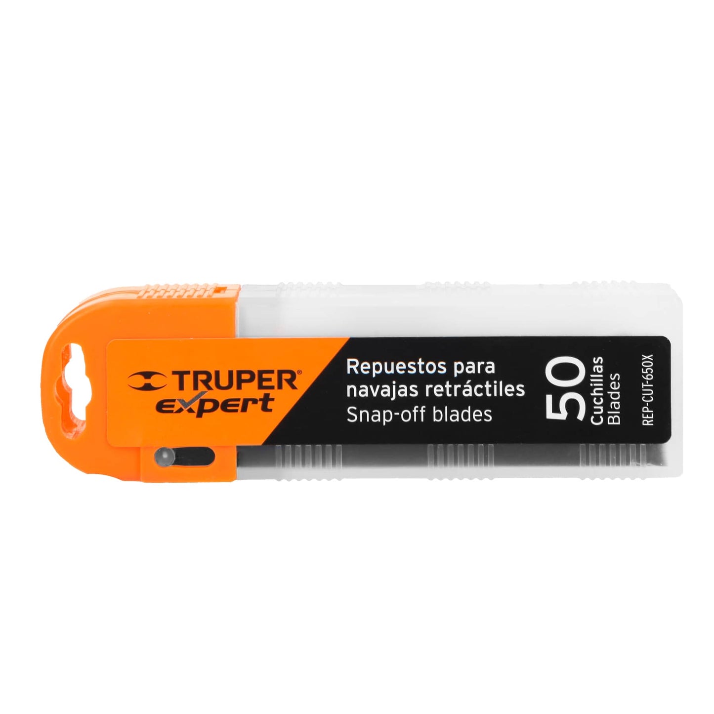 Estuche con 50 cuchillas SK2 de 18 mm para cutter, EXPERT, Expert, SKU 100131 — vista 2