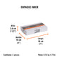 Estuche con 50 cuchillas SK4 de 18 mm para cutter Truper, SKU 100101 — vista 4
