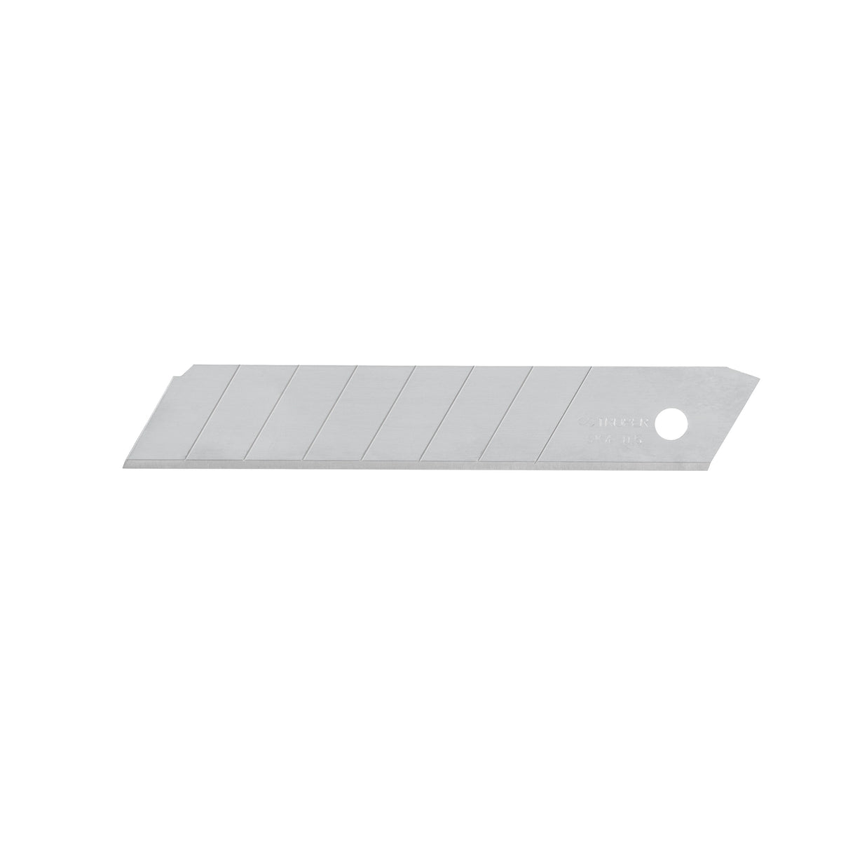 Estuche con 50 cuchillas SK4 de 18 mm para cutter Truper, SKU 100101