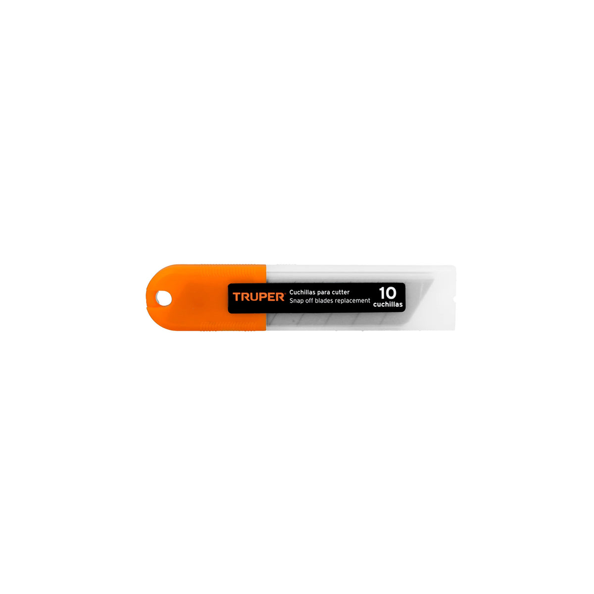 Estuche con 10 cuchillas SK4 de 25 mm para cutter TRUPER — foto oficial 1