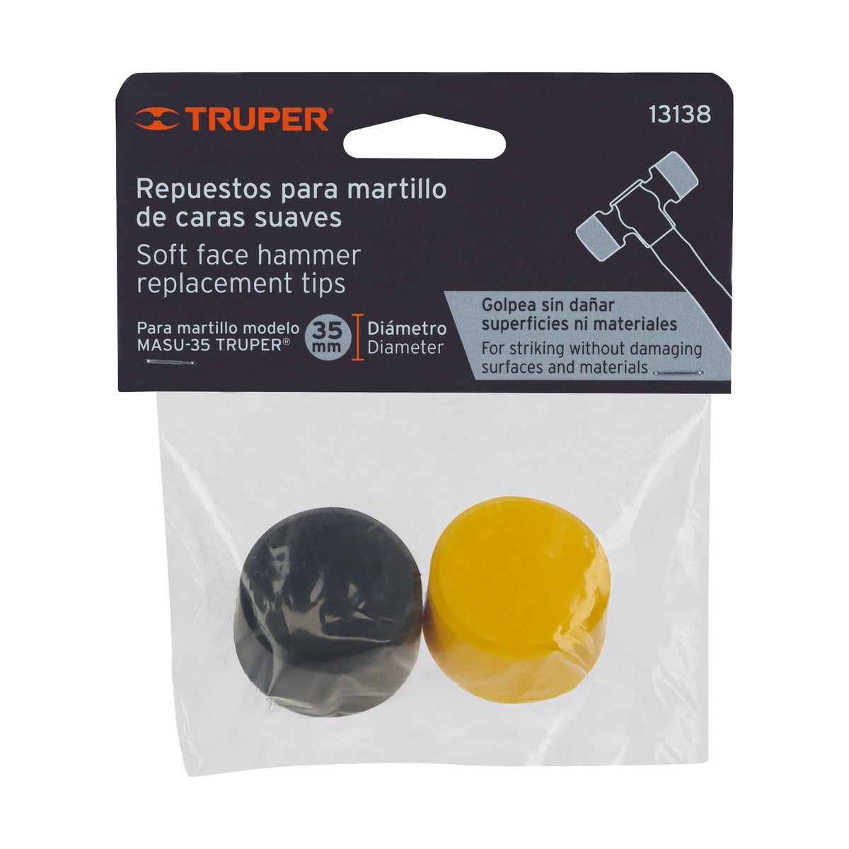 Caras de repuesto para MASU-35 TRUPER — foto oficial 1