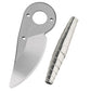 Cuchilla y resorte de repuesto para T-45XZ, TRUPER EXPERT, Expert, SKU 101602
