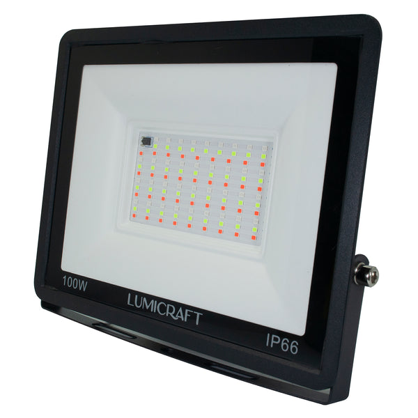 Reflectores Rgv 100w REFLECTOR RGB 100W 100-265V 9000LM CON CONTROL REMOTO LUMICRAFT – Nosa.mx
