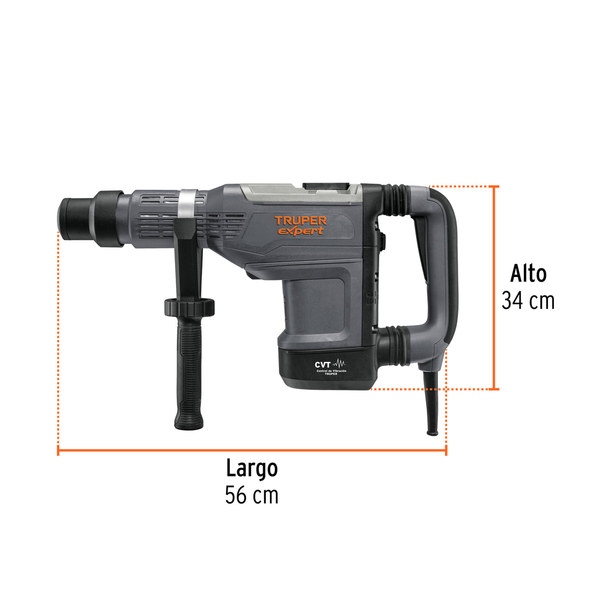 Rotomartillo SDS Max/destornillador 9 kg, 15J, 1500W, EXPERT, Expert, SKU 100869 — vista 4