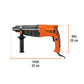 Rotomartillo SDS Plus/destornillador 3.2 J, 800W, TRUPER PRO, Truper, SKU 103066 — vista 4