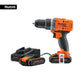 Rotomartillo/destornillador 1/2', 20V, 2 baterías 2Ah, PRO — foto oficial 1