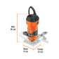 Router (rebajadora) compacto 600 W, 3/4 HP, TRUPER PRO, Truper, SKU 102379 — vista 4