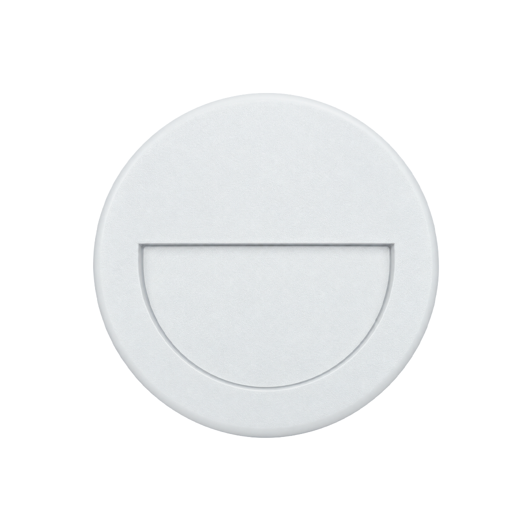 LÁMPARA CORTESÍA LED CIRCULO BLANCO 11CM 3W 30K LUZ CÁLIDA LUMMI RP3BL/BC