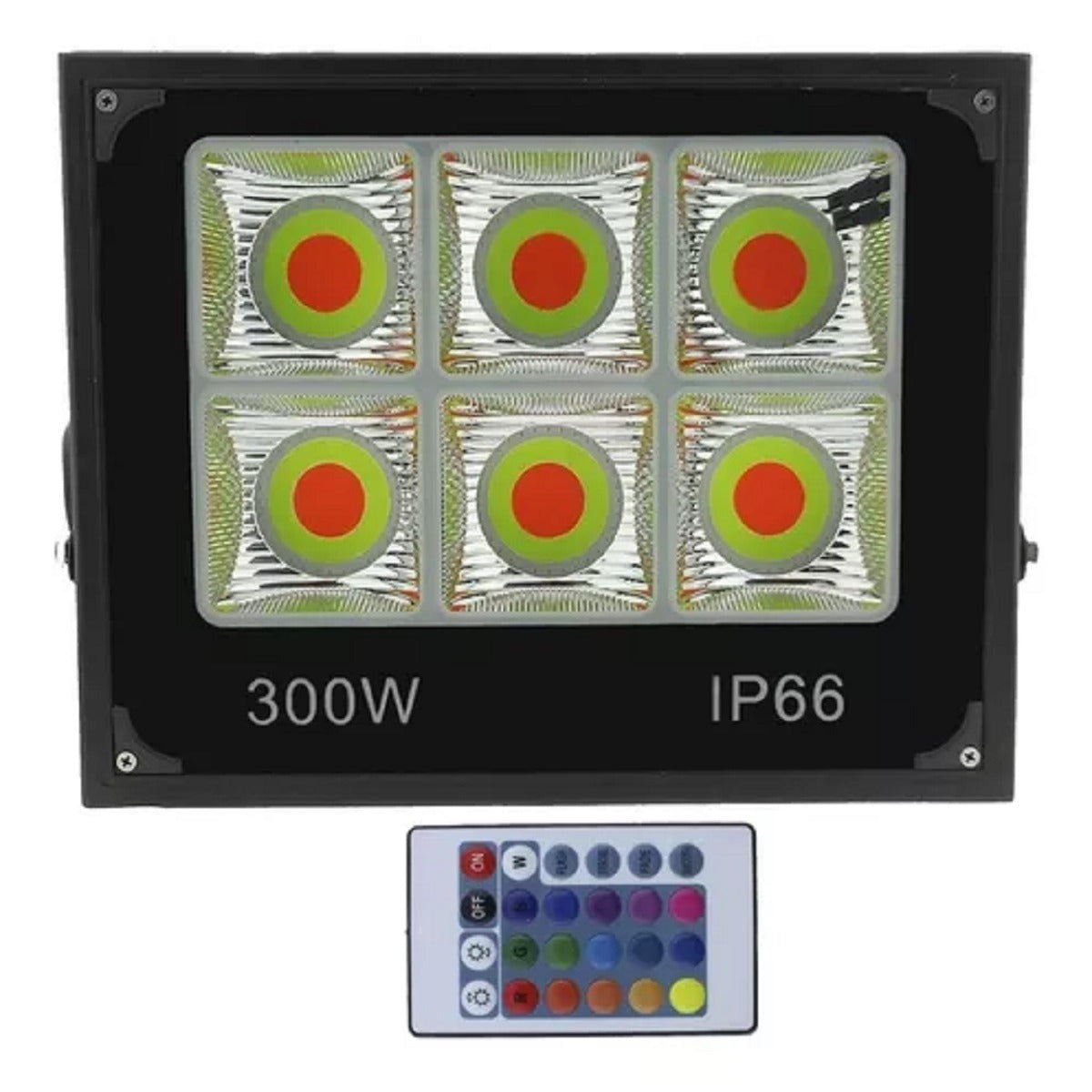 REFLECTOR COB LED RGB DE 300W 85-265V IP65 CON MEMORIA TECHNO SHINE LFL300WRGBSC
