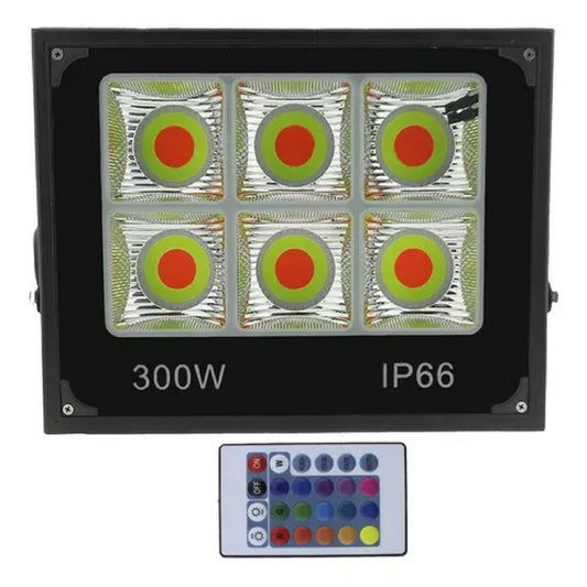 REFLECTOR COB LED RGB DE 300W 85-265V IP65 CON MEMORIA TECHNO SHINE LFL300WRGBSC