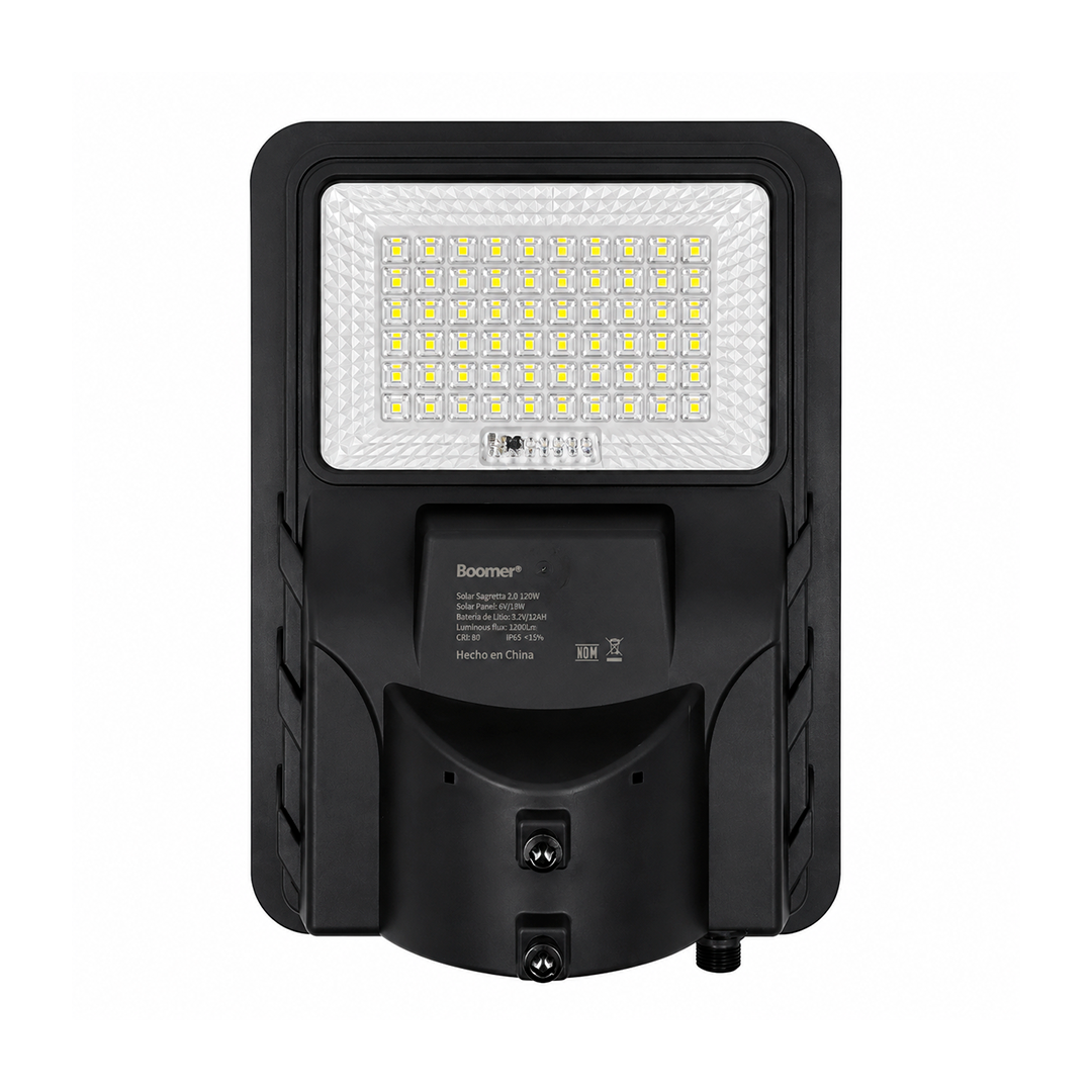 SUBURBANA STREET LIGHT SOLAR 120W 65K LUZ FRÍA BOOMER SS2202DF