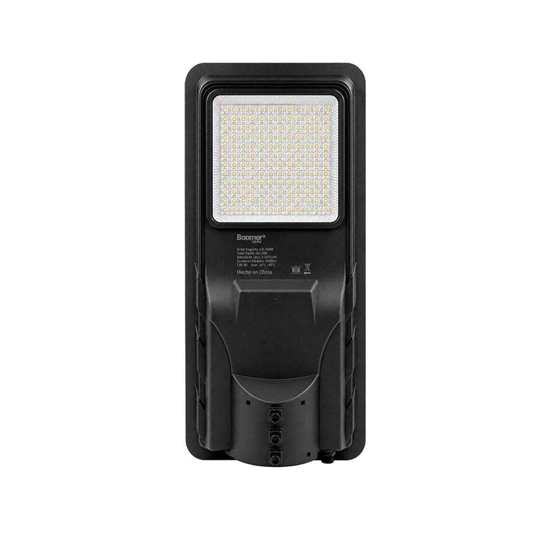 SUBURBANA STREET LIGHT SOLAR 240W 65K LUZ FRÍA BOOMER SS22022F