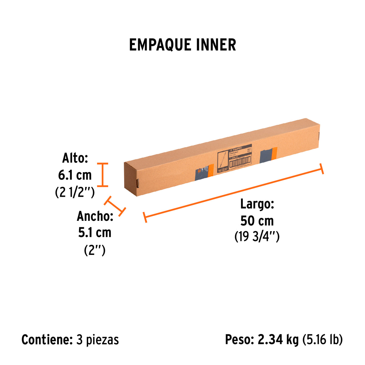 Cincel plano SDS max 1' x 16', TRUPER, Truper, SKU 101237 — vista 6