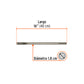 Cincel hueco para acanalado SDS max 7/8' x 16', TRUPER, Truper, SKU 101239 — vista 3