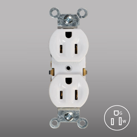 EE-270B RECEPTACULO OCULTO DUPLEX 2P BLANCO SE-270B