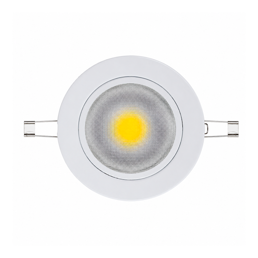 SPOT EMPOTRADO LED 5W 30K LUZ CÁLIDA GEOPOWER LE-06B-C