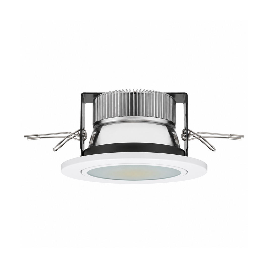 SPOT EMPOTRADO LED 5W 30K LUZ CÁLIDA GEOPOWER LE-06B-C