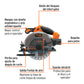 Sierra circular 6-1/2', 20V, sin accesorios, TRUPER PRO, Truper, SKU 103257 — vista 3
