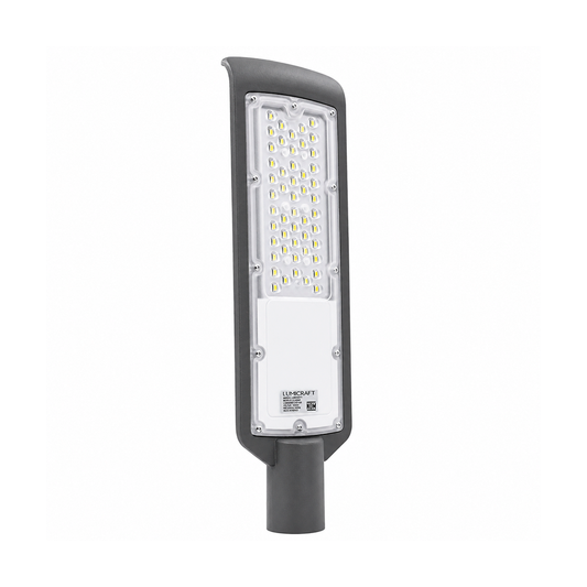 SUBURBANA STREET LIGHT CON FOTOCELDA 50W 5,000LM 65K LUZ FRÍA LUMICRAFT LDKM50W-FT