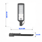 SUBURBANA STREET LIGHT CON FOTOCELDA 50W 5,000LM 65K LUZ FRÍA LUMICRAFT LDKM50W-FT