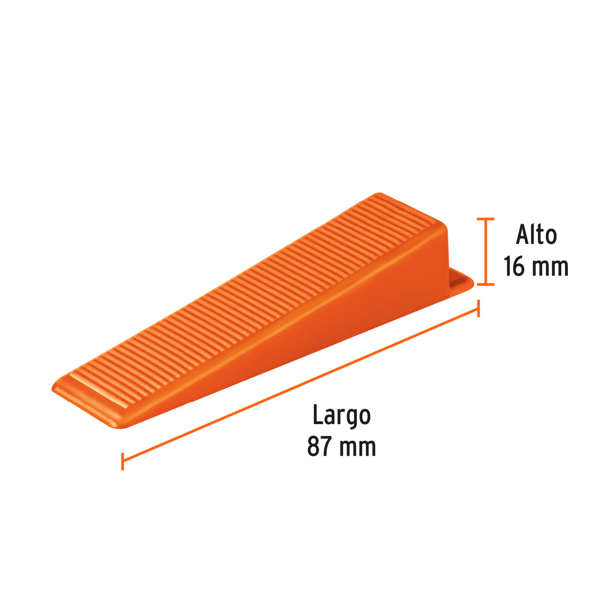 Bolsa con 100 cuñas para nivelación de azulejos, TRUPER, Truper, SKU 100518 — vista 4