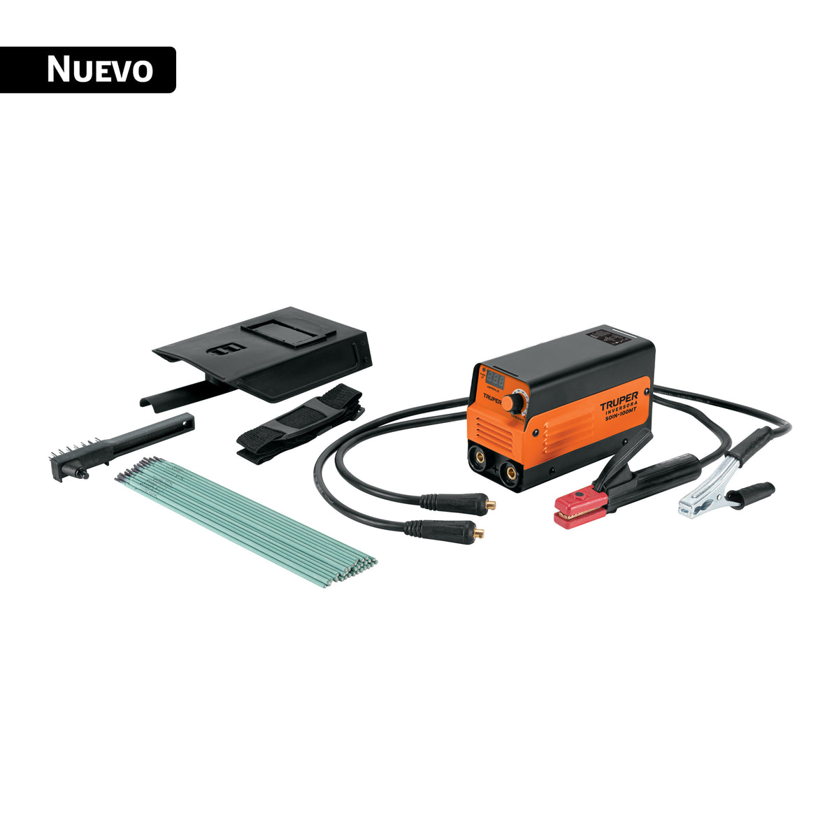 Mini soldadora inversora 100A, 127V, TRUPER — foto oficial 1
